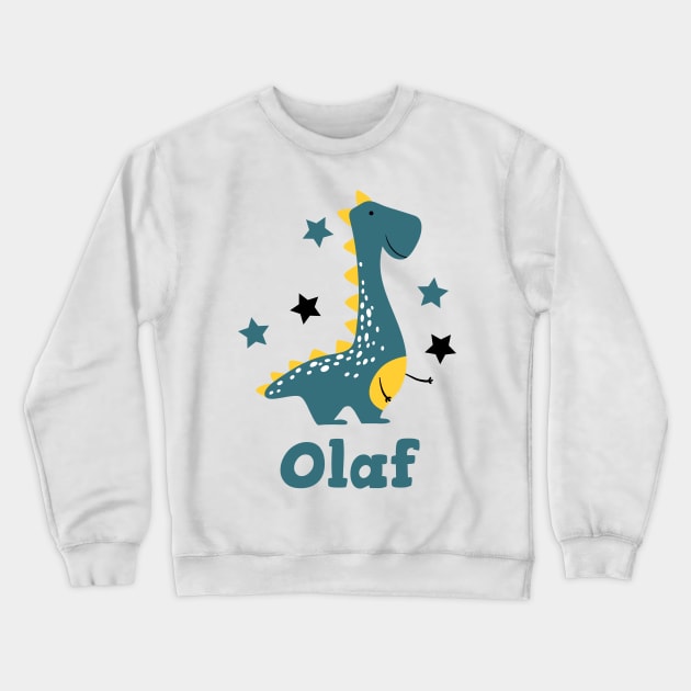 Olaf name Crewneck Sweatshirt by LeonAd